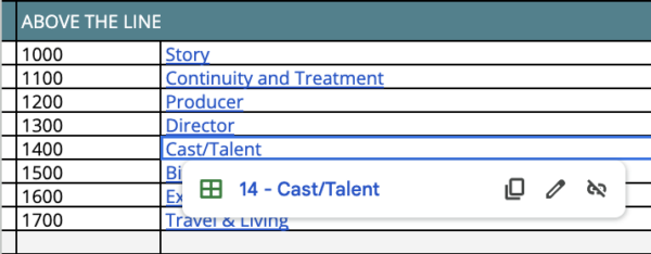 Budgeter 2 Category List